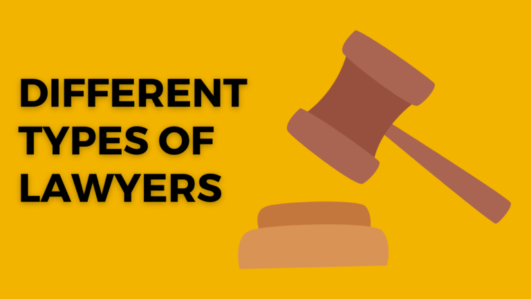 Different types of lawyers